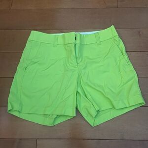 J. Crew Bright Lime Women's Bermudas